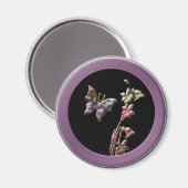 Butterfly Garden Magnet (Vorderseite/Rückseite)