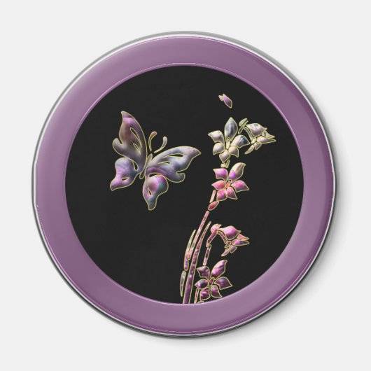 Butterfly Garden Magnet (Vorne)