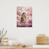 Butterfly Garden Memorial Welcome Sign Poster (Küche)