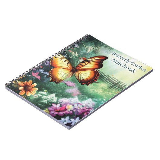 Butterfly Garden Notebook Journal Notizblock (Linke Seite)
