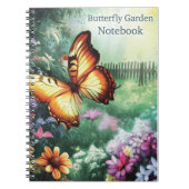 Butterfly Garden Notebook Journal Notizblock (Vorderseite)