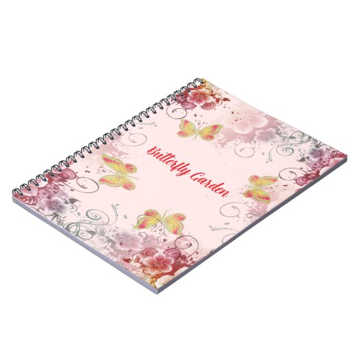 Butterfly Garden Notizblock (Linke Seite)