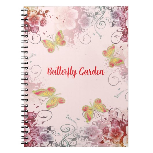 Butterfly Garden Notizblock (Vorderseite)