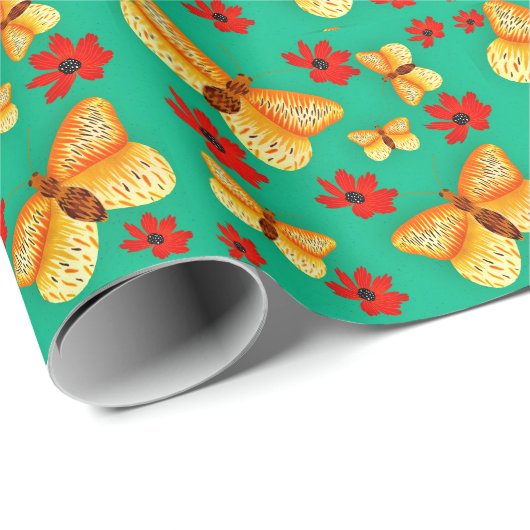 Butterfly Garden Packpapier (Rolleneckpunkt)
