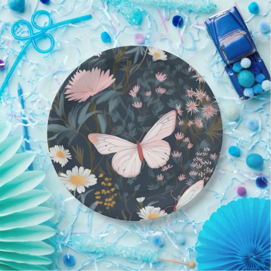 Butterfly Garden Pappteller (Party)
