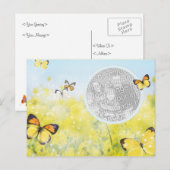 Butterfly Garden Postcard Postkarte (Vorne/Hinten)