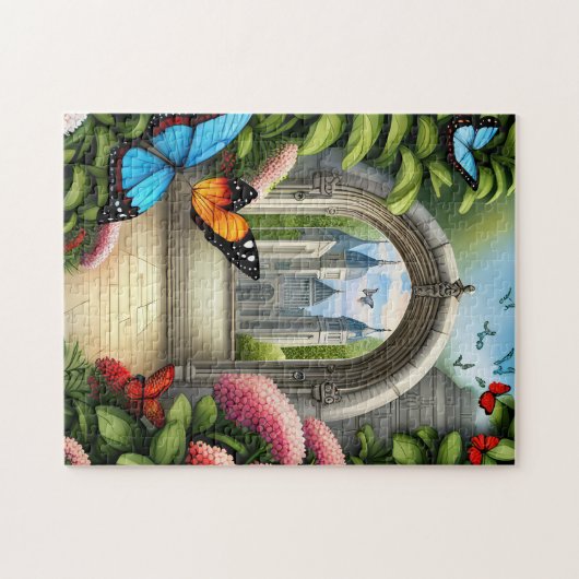 Butterfly Garden Puzzle (Horizontal)