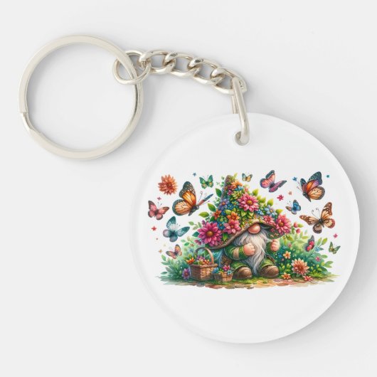 Butterfly Garden Schlüsselanhänger (Vorderseite)