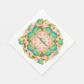 Butterfly Garden Serviette (Ecke)