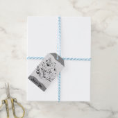 Butterfly Garden Sketches Geschenkanhänger (Mit Garn)