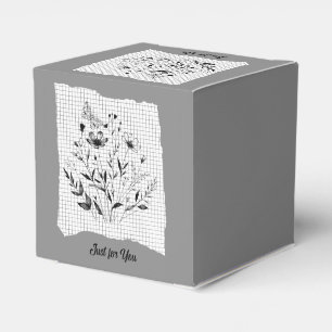 Butterfly Garden Sketches Geschenkschachtel