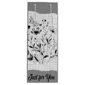 Butterfly Garden Sketches Geschenktüte Für Weinflaschen (Vorderseite)