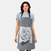 Butterfly Garden Sketches Schürze (Getragen)