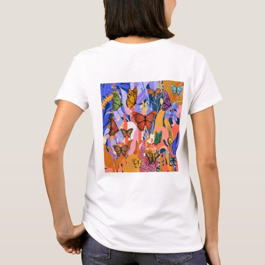 Butterfly Garden T - Shirt (Rückseite)