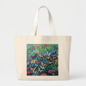 Butterfly Garden Tote Bag Jumbo Stoffbeutel (Vorne)