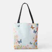 Butterfly Garden Tote Bag Tasche (Rückseite)