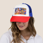 Butterfly Garden Trucker Hat Truckerkappe (Beispiel)