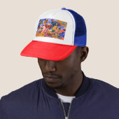 Butterfly Garden Trucker Hat Truckerkappe (Beispiel)