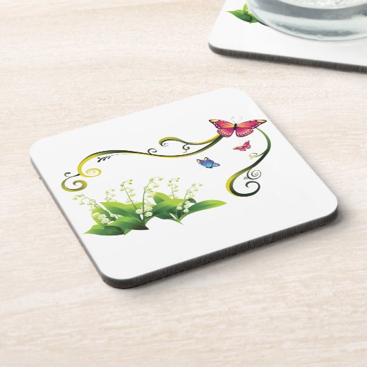 Butterfly Garden Untersetzer (Linke Seite)