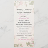 Butterfly Garden Wedding Program Programm (Vorderseite)