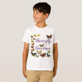 Butterfly Gardener Sprichwort T-Shirt (Vorne ganz)