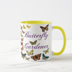 Butterfly Gardener Sprichwort Tasse