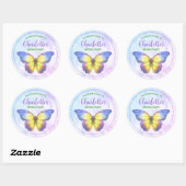 Butterfly-Gastgeschenk Danke, Stickers (Blatt)