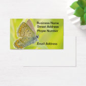 Butterfly Gazing Business Card (Schreibtisch)