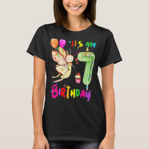 Butterfly Geburtstag Es ist mein 7. Geburtstagssch T-Shirt