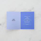 Butterfly Geburtstag Foto geflochtene Einladung hi (Innenseite)