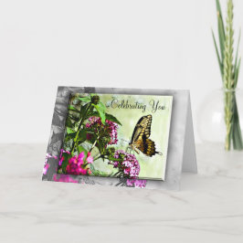 Butterfly Geburtstagskarte Karte