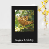 Butterfly Geburtstagskarte Karte (Gelbe Blume)