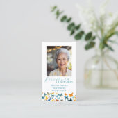 Butterfly-Gedenkkarte Visitenkarte (Stehend Vorderseite)