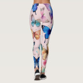 Butterfly-gedruckte Leggings (Rückseite)