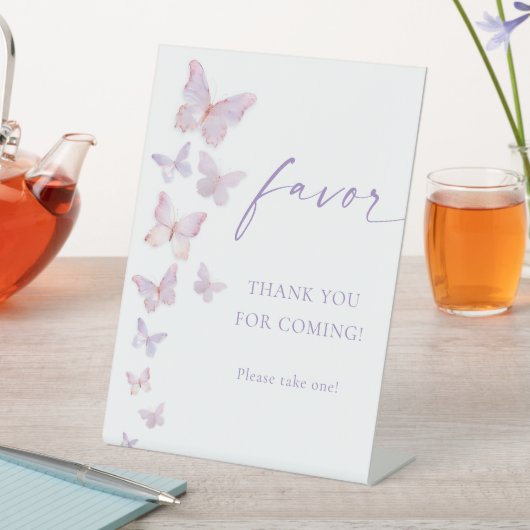 Butterfly Gefallen Sockelschild (In Situ)