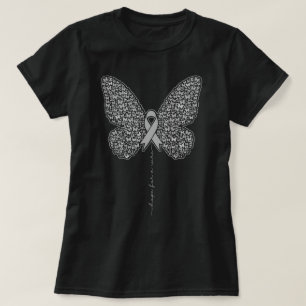Butterfly-Gehirn Krebs-Bewusstsein Hoffnung auf ei T-Shirt