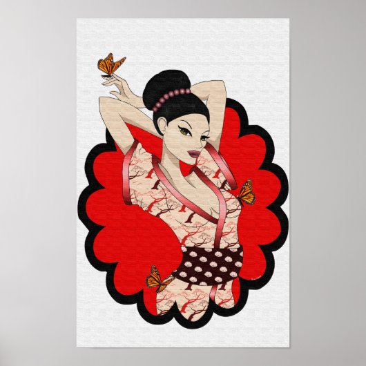 Butterfly Geisha Poster (Vorne)