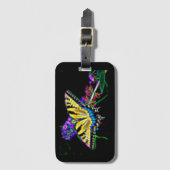 Butterfly-Gepäckmarke Gepäckanhänger (Vorderseite Vertikal)