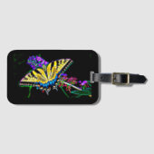 Butterfly-Gepäckmarke Gepäckanhänger (Vorderseite (Horizontal))