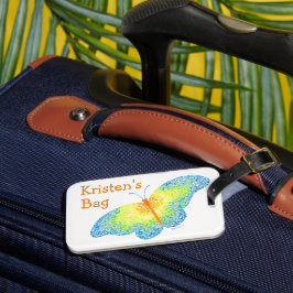 Butterfly-Gepäckmarke Gepäckanhänger