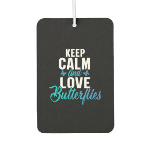 Butterfly-Geschenk Behalten Ruhe und Liebe Schme Autolufterfrischer
