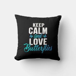 Butterfly-Geschenk Behalten Ruhe und Liebe Schme Kissen