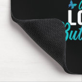 Butterfly-Geschenk | Behalten Ruhe und Liebe Schme Mousepad (Ecke)
