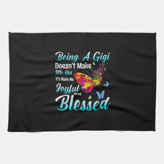 Butterfly-Geschenk | Ein GiGi sein Geschirrtuch (Horizontal)