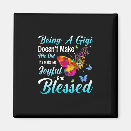 Butterfly-Geschenk | Ein GiGi sein Magnet (Vorne)