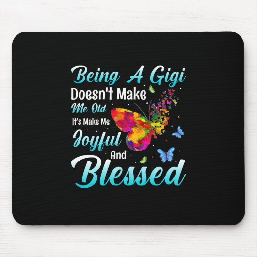 Butterfly-Geschenk | Ein GiGi sein Mousepad (Vorne)