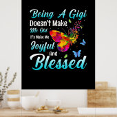 Butterfly-Geschenk | Ein GiGi sein Poster (Küche)