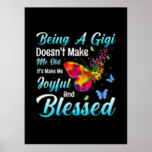 Butterfly-Geschenk Ein GiGi sein Poster