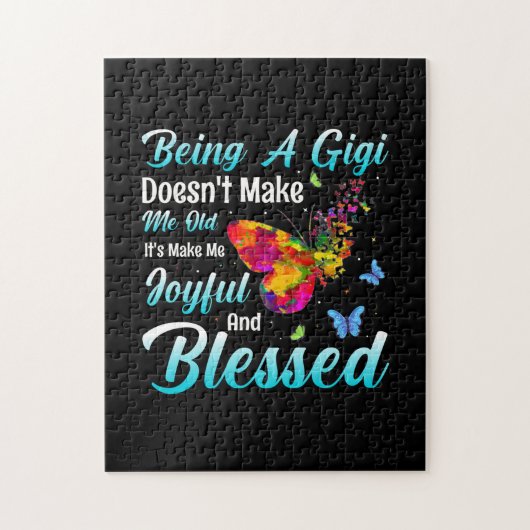 Butterfly-Geschenk | Ein GiGi sein Puzzle (Vertikal)