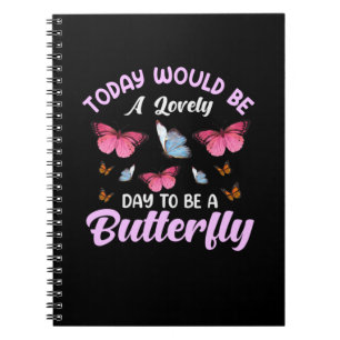 Butterfly-Geschenk Ein schöner Tag zum Schmetter Notizblock